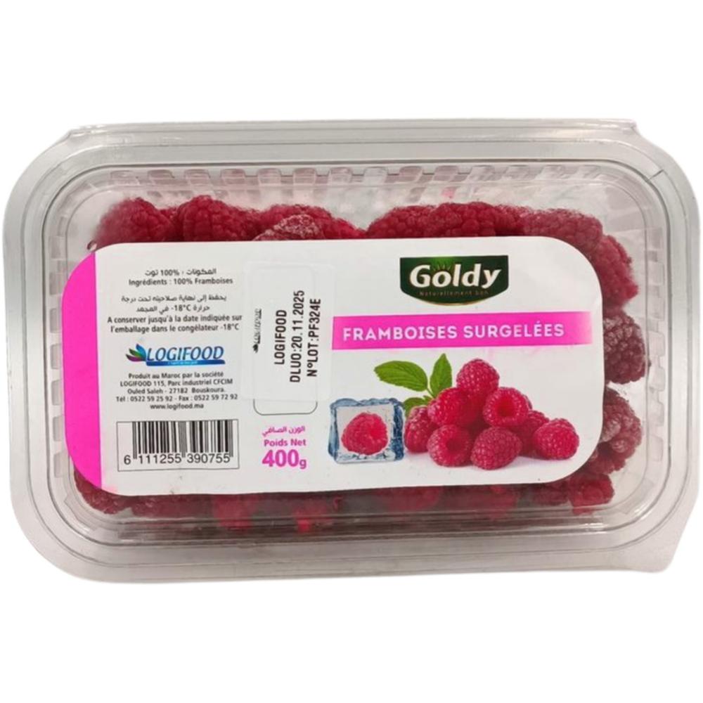 [456131] Framboises surgelées Goldy 400g.