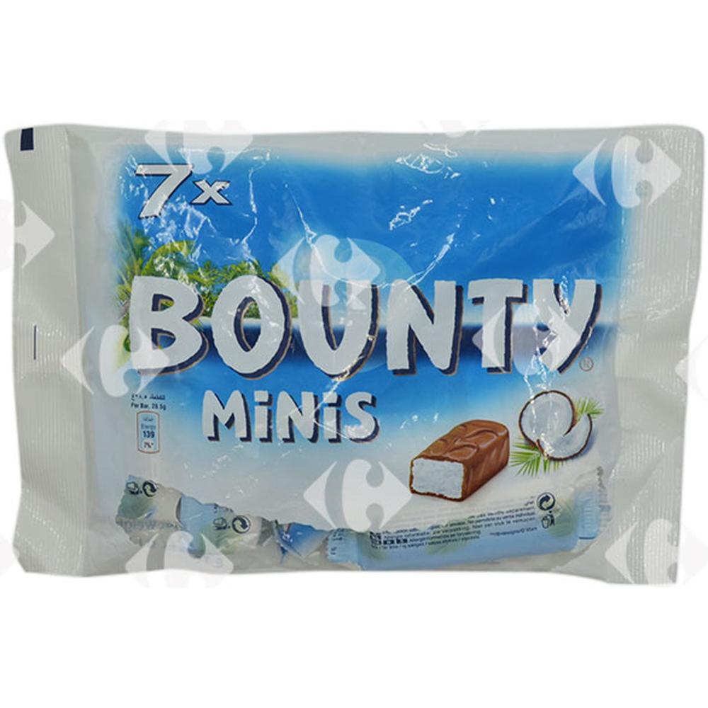 Mini-Barres Chocolatées Bounty 227g.