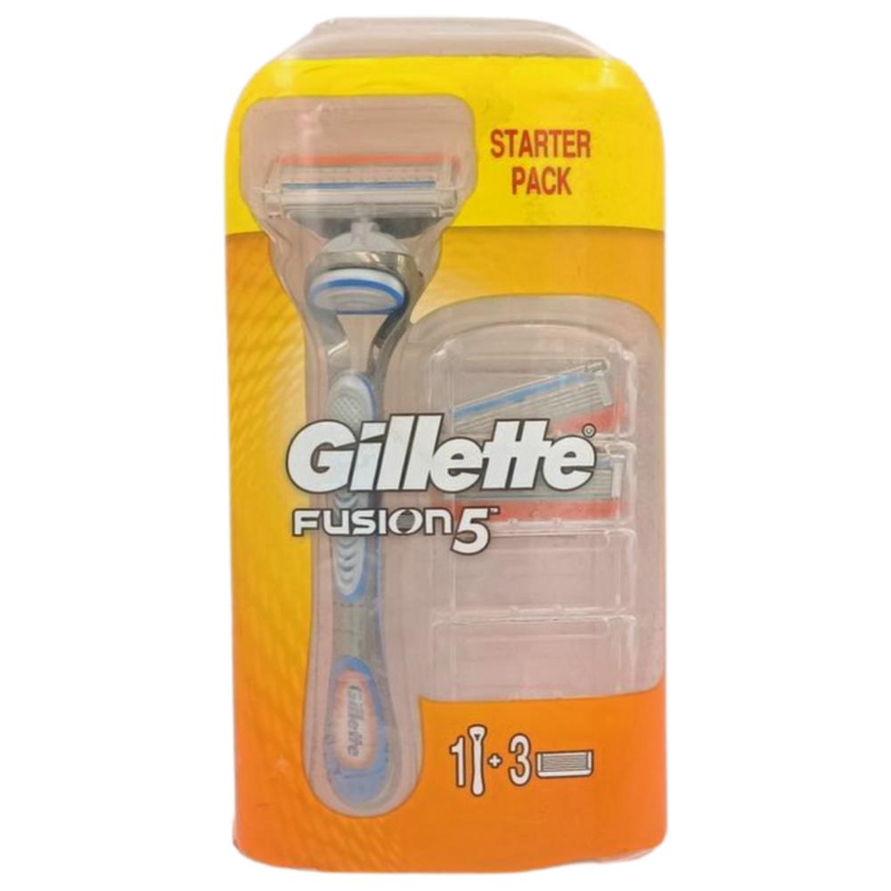[640230] Rasoir Système Fusion 5 Gillette 3 Recharges.