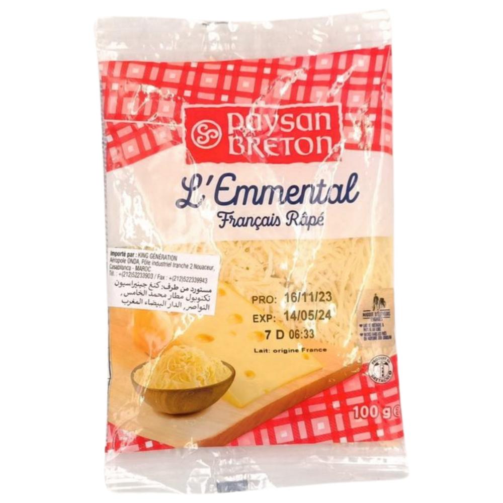 [75366] Emmental Râpé Paysan Breton 100g.