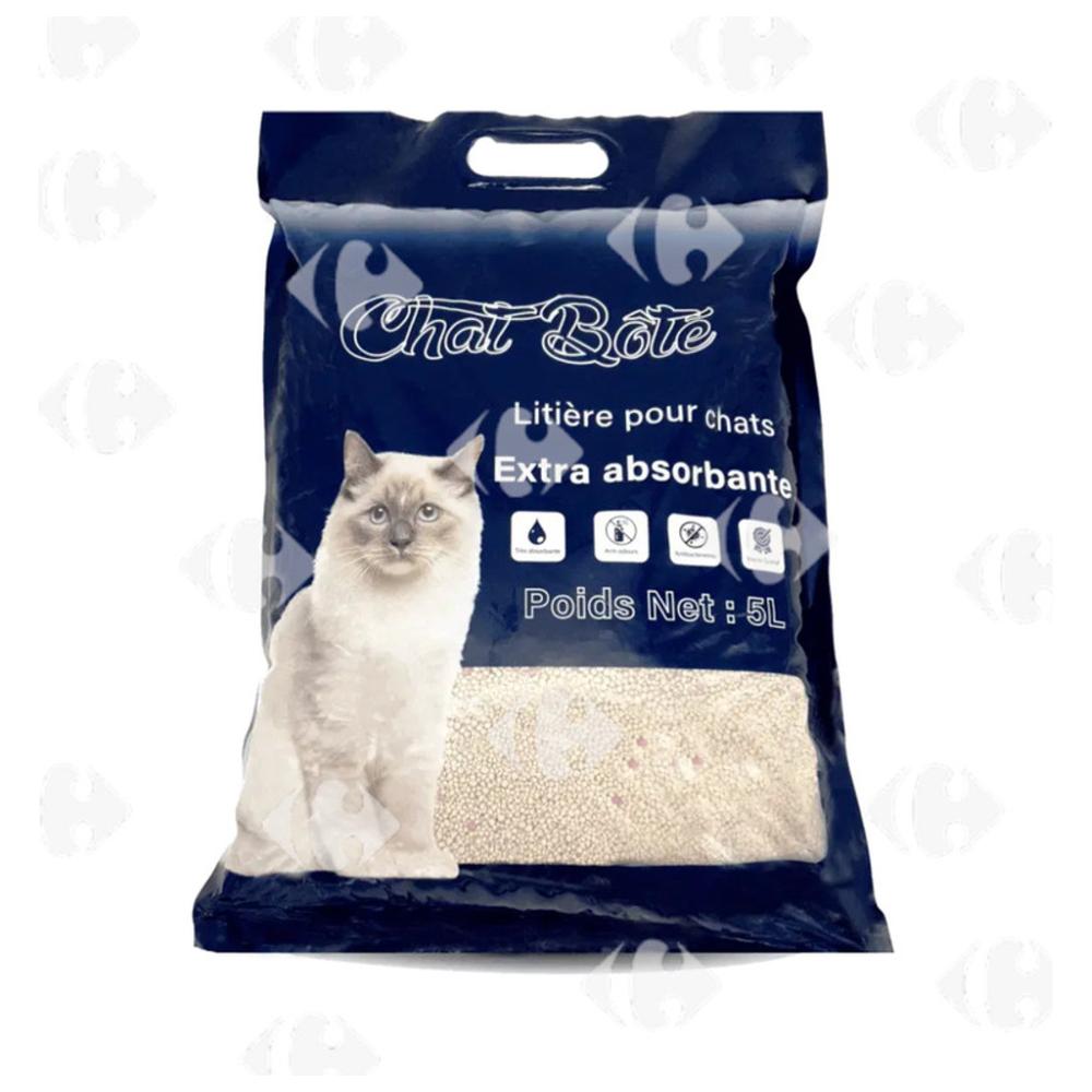 Litière Absorbante Sans Parfum Chat Bote 5L