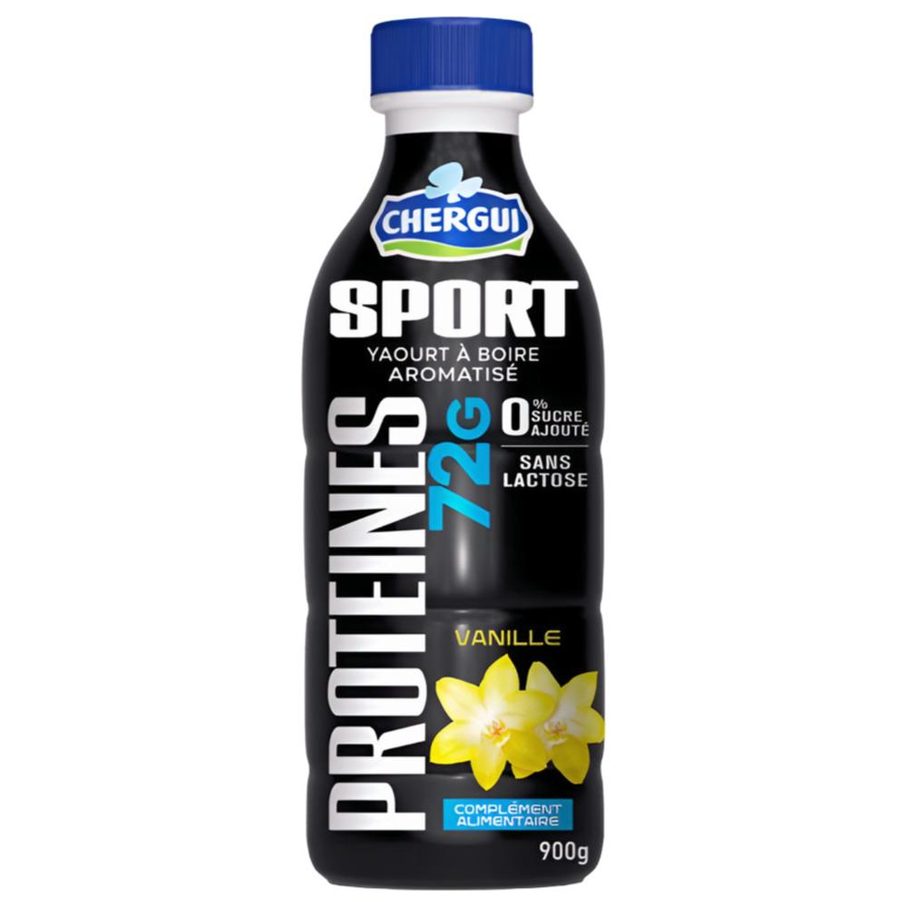 [713484] Yaourt à Boire Protéiné Vanille Chergui SPORT 900ml.