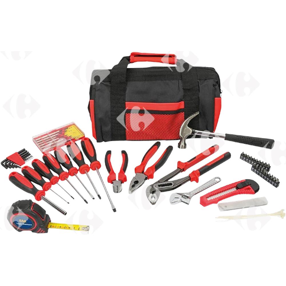 Sac à Outils Manuel Carrefour 65 unités