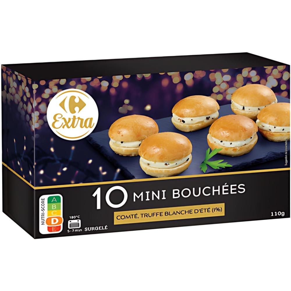 Minis Brioches Comté Truffe Carrefour 110g 10 unités
