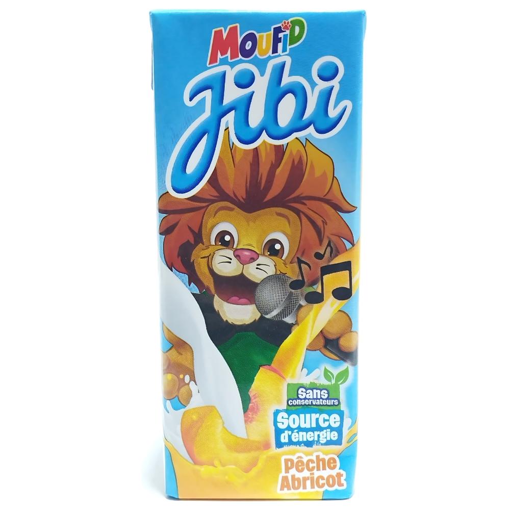 [673528] Jus au Lait Pêche Abricot Jibi Moufid 200ml