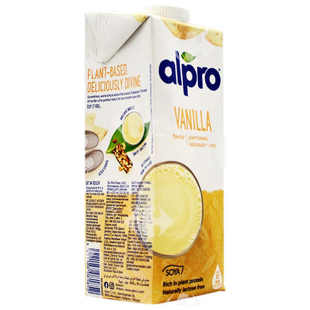 [643341] Lait UHT Végétal de Soja à La Vanille Alpro 1L