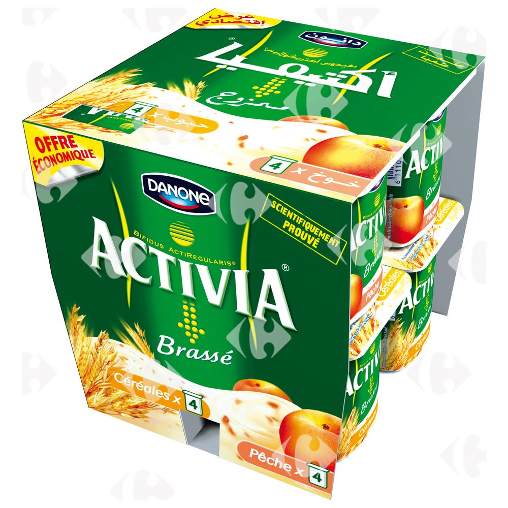 Pack Duo Yaourt Brassé Céréales Activia 120gx2