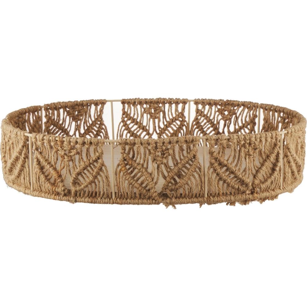 [721803] Panier Ovale en Jute Kasa 40 cm