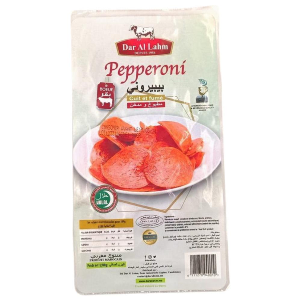 Tranche de Pepperoni Dar Al Lahm 80g.