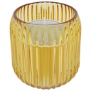 Bougie en Verre Jaune Cotton Candy Kasa 8 cm