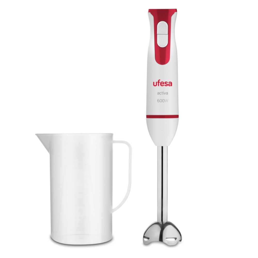 Mixeur Plongeant Inox avec Bol Ufesa 600W.