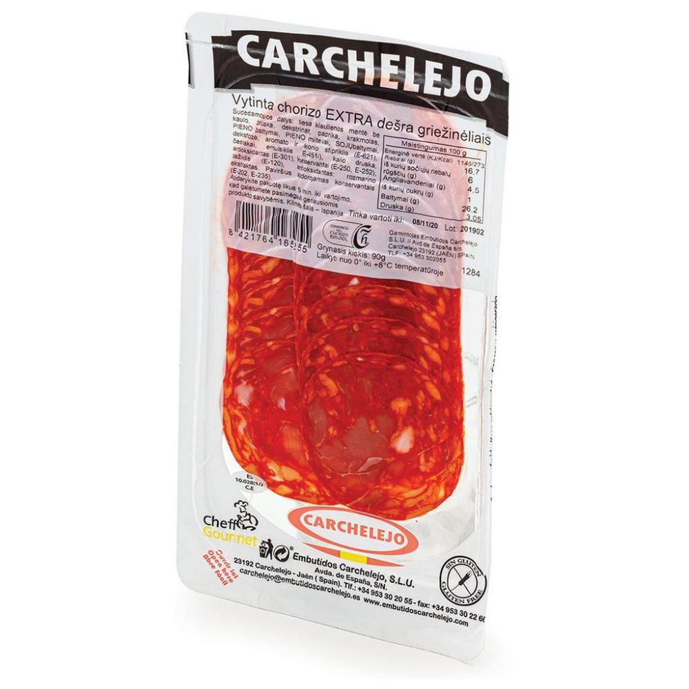 [694764] Chorizo en Tranches Pamplona Halal Carchelejo 80g