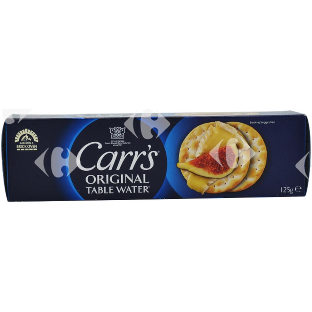 Biscuits Apéritifs Table Water Carr'S 125g.