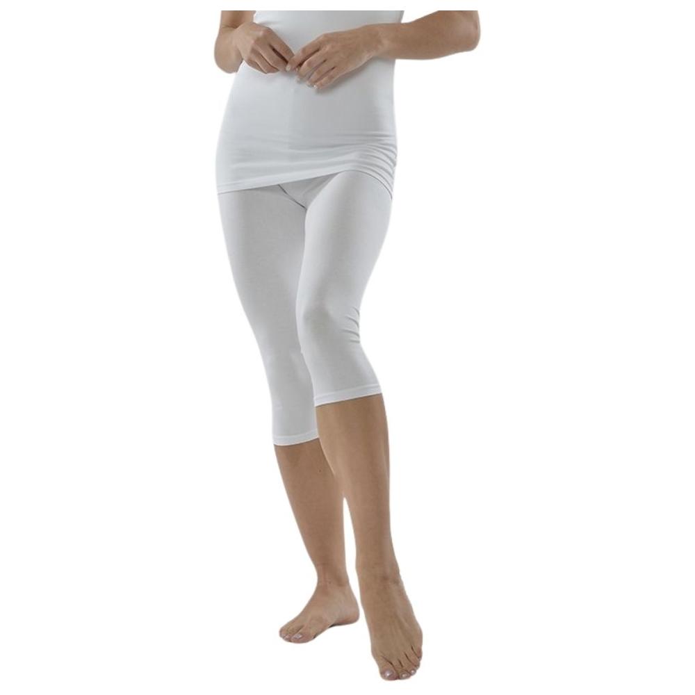 [674728] Corsaire Femme Blanc en Coton - Taille XL