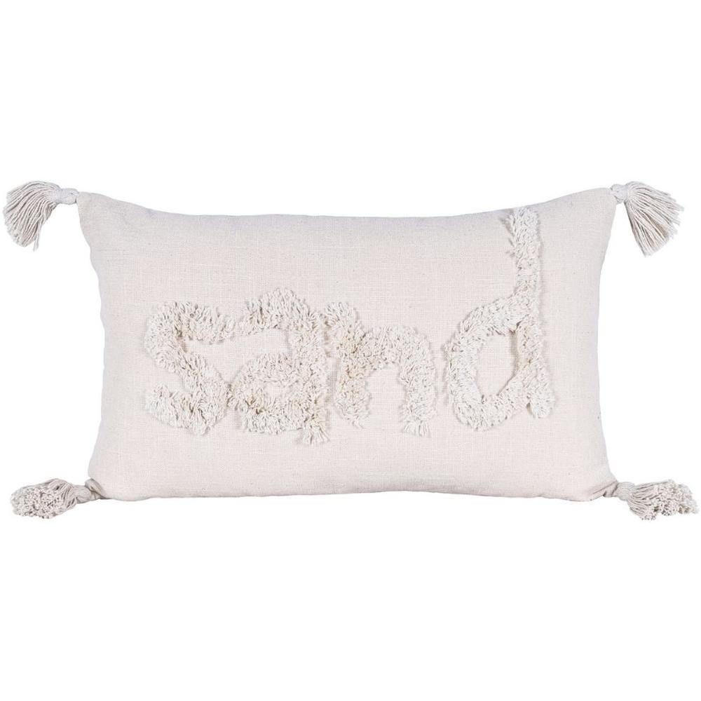 Coussin Réctangulaire Sable Brut Kasa 30x50cm