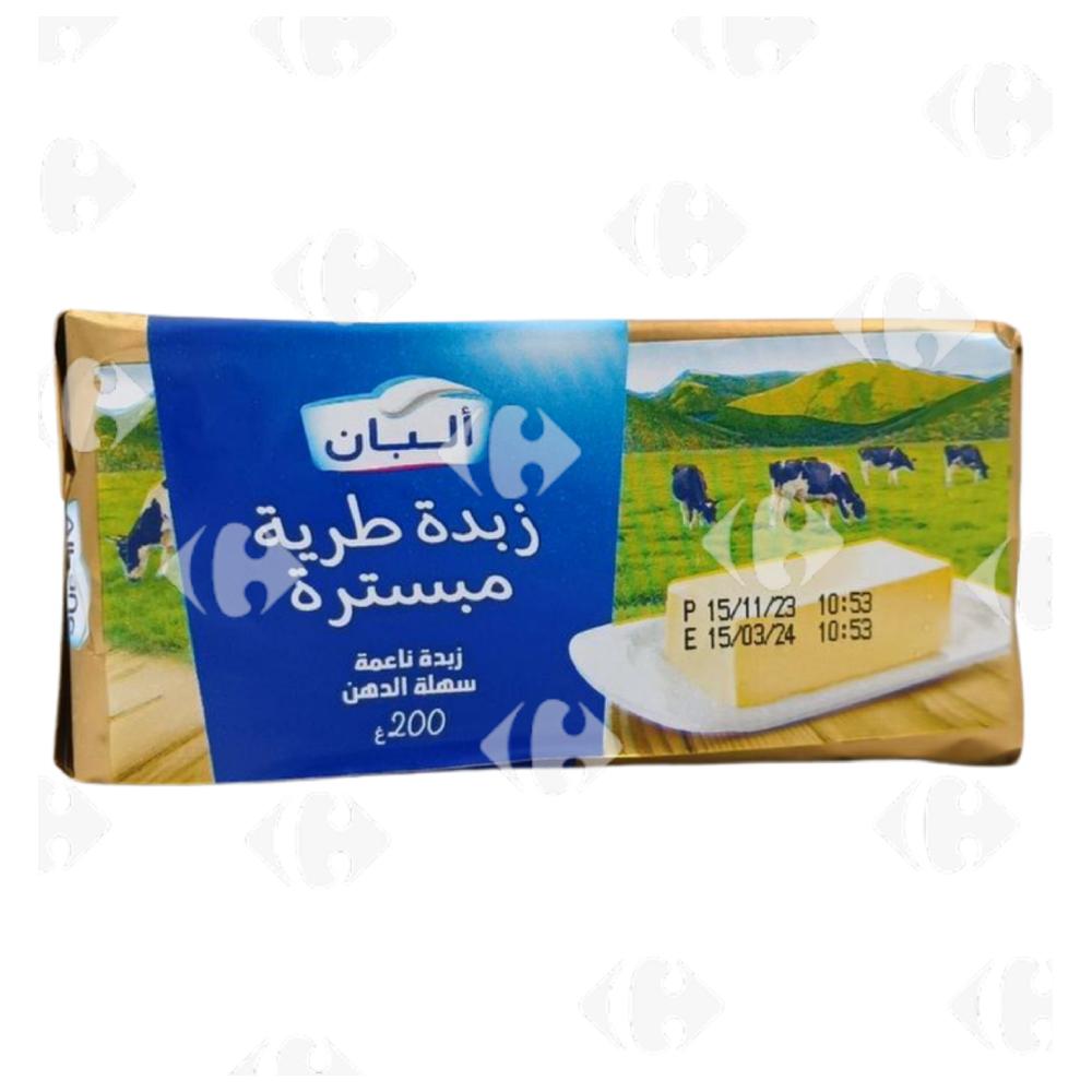 Beurre Frais Pasteurisé Albane 200g.