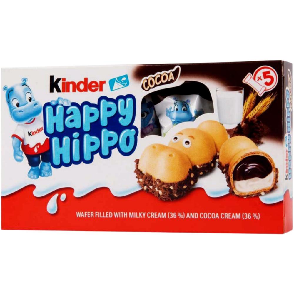 Biscuit Crème Cacao Happy Hippo Kinder 5x20,7g.