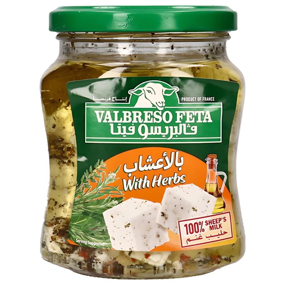 [710842] Fromage Feta Herbes de Provence Valbreso 300g