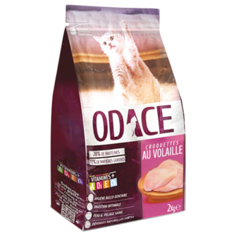 Croquettes au Volaille pour Chat Adulte Odace 2kg