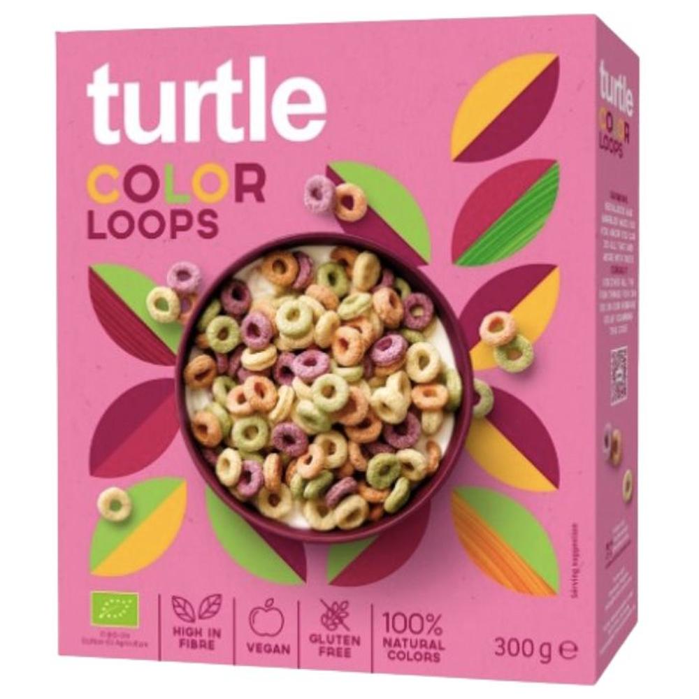 [713655] Céréales Color Loops Bio Turtle 300g.