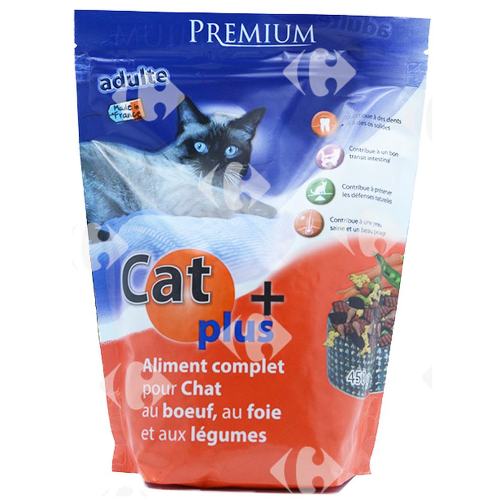 Croquettes au Poulet et Légumes pour Chats Adultes Catplus 450g