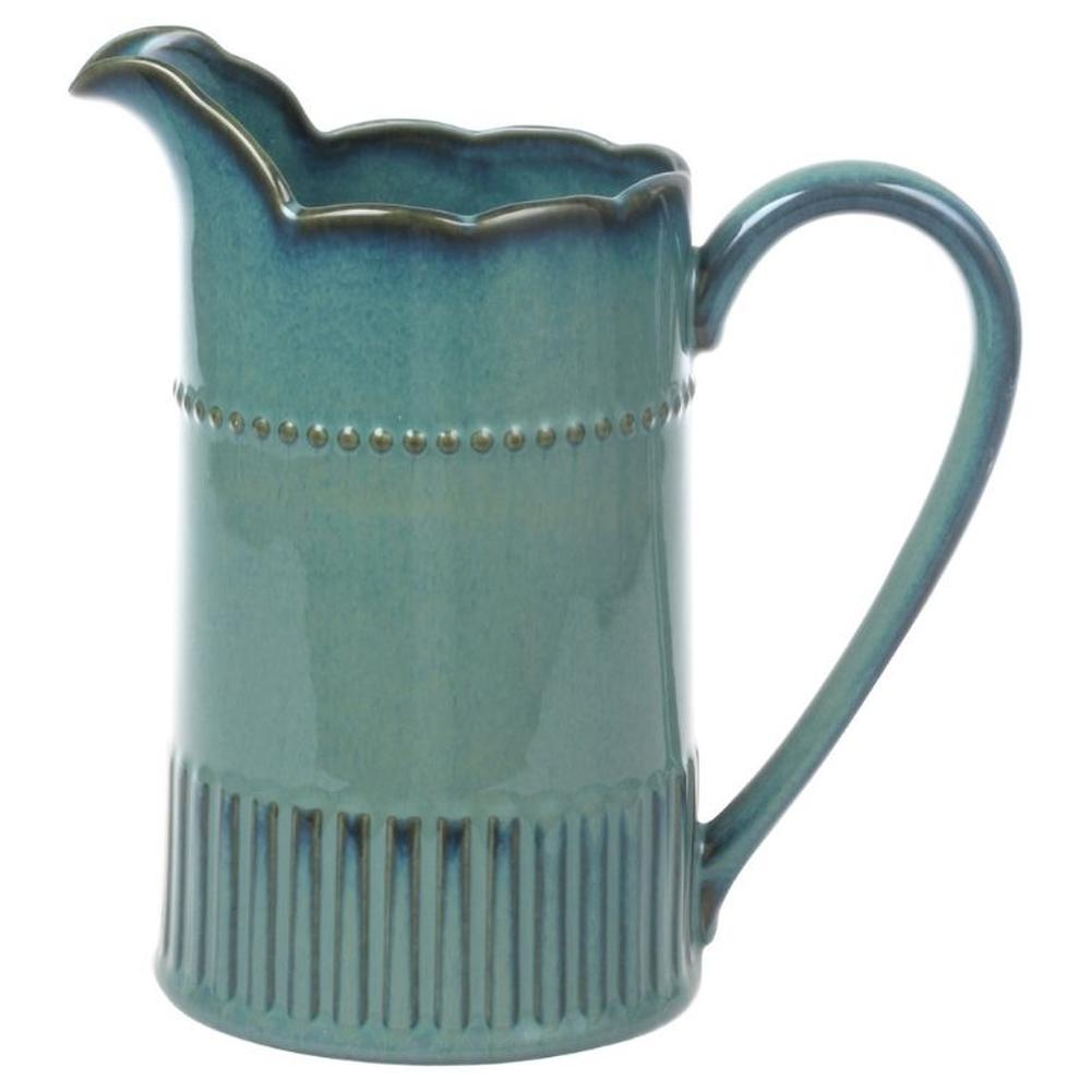 [717005] Vase Pichet en Céramique Verte Kasa 1L