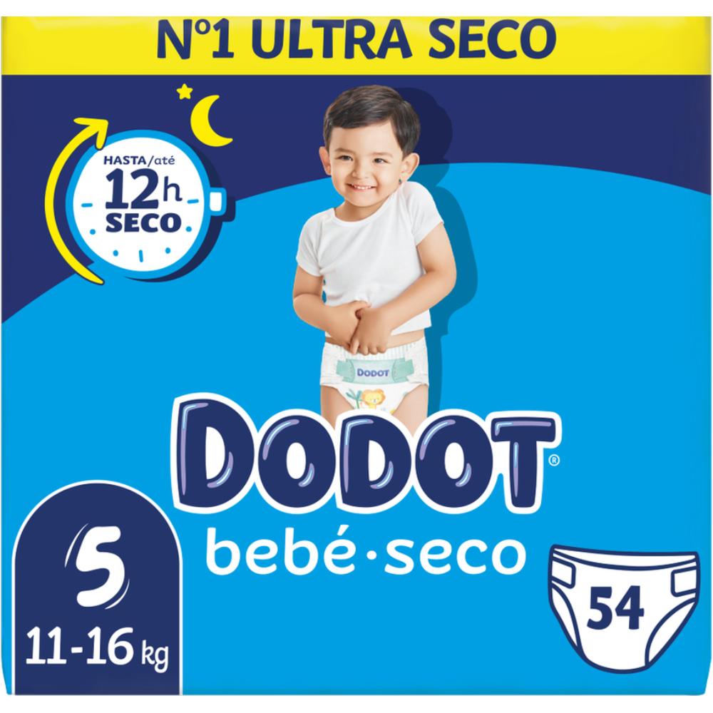 [609608] Couches Bébé Bebe Seco Taille 5 (11-16Kg) Dodot 54 unités
