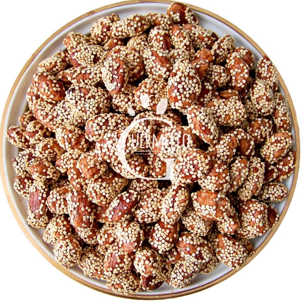 [661299] Amandes aux Graines de Quinoa Boîte en Verre 150g