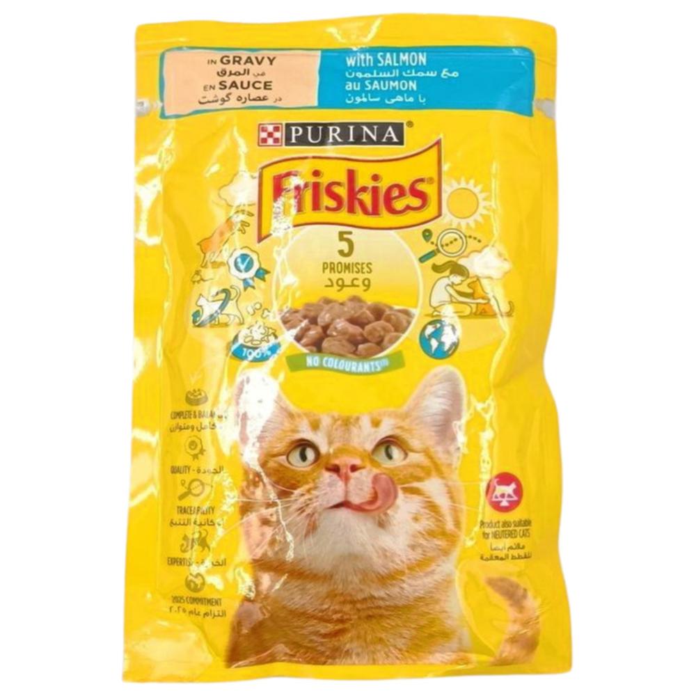 [645964] Pochons au Saumon Friskies 85g