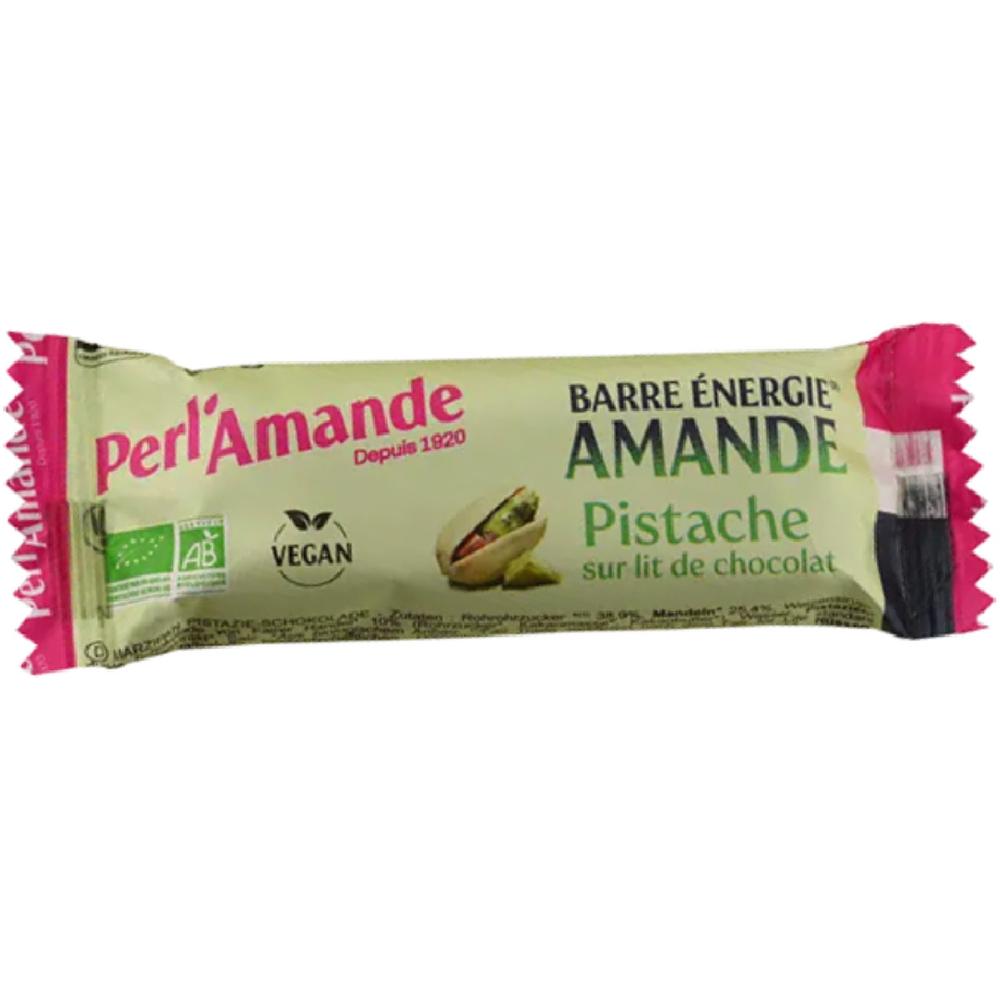 [713707] Barre Amande Pistache Chocolat Bio Perl'amande 25g.