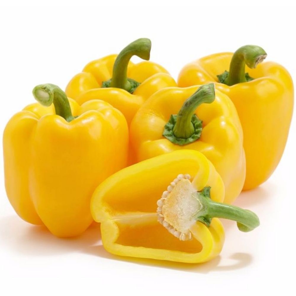 [670275] Poivron Jaune Carré en Barquette 500g
