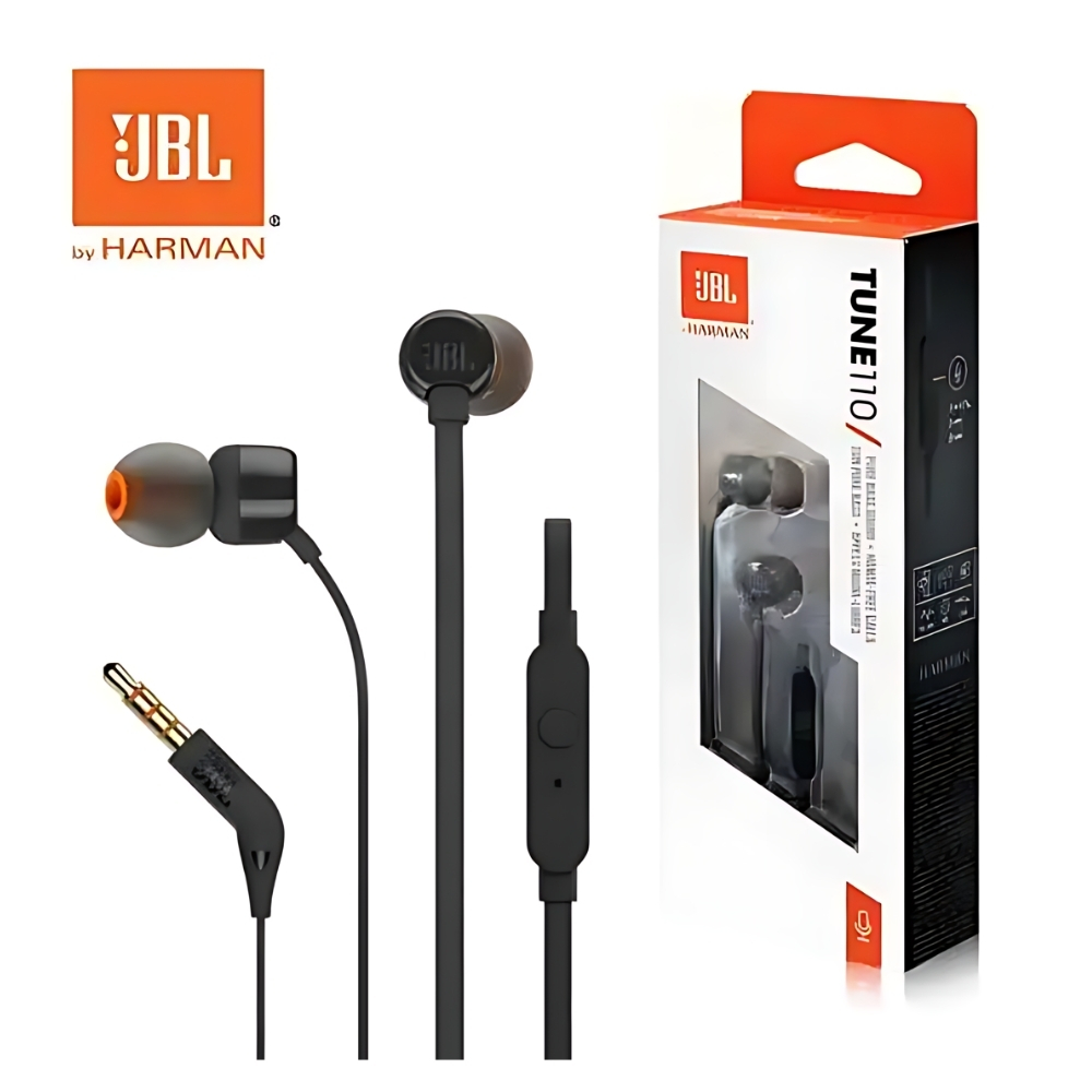 [647685] Écouteurs Tune 110 Noir JBL