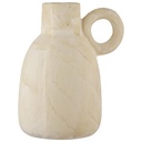 Vase Pichet en Céramique Écru Kasa 17 cm