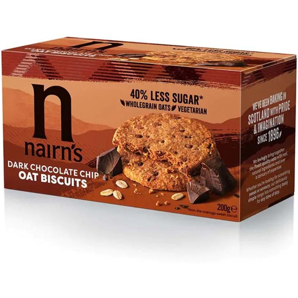 [729830] Biscuits à l’Avoine Pépites de Chocolat Noir Nairn's 200g