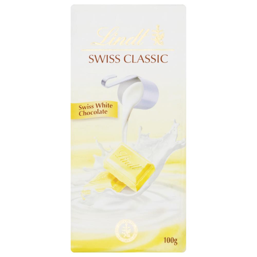 Tablette de Chocolat Blanc Suisse Classic Lindt 100g