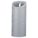 Bougie Pilier LED Bleu Clair Kasa 8cm