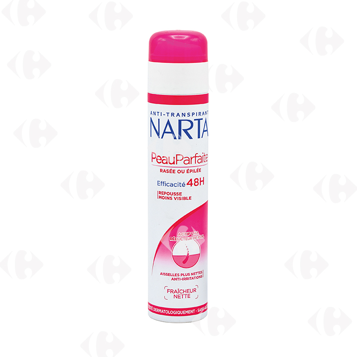 [525261] Atomiseur Anti-Transpirant Peau Parfaite Sans Paraben Narta 200ml.