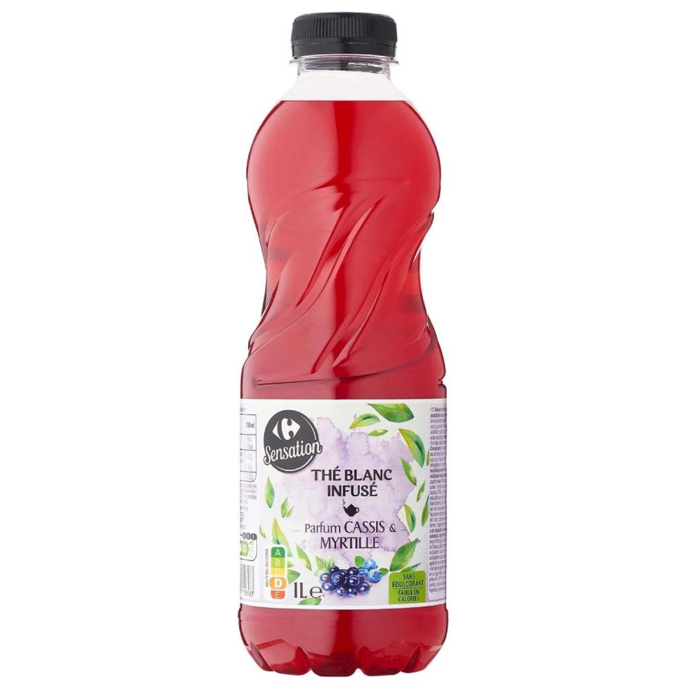 Boisson Thé Blanc Cassis-Myrtille Carrefour Sensation 1L