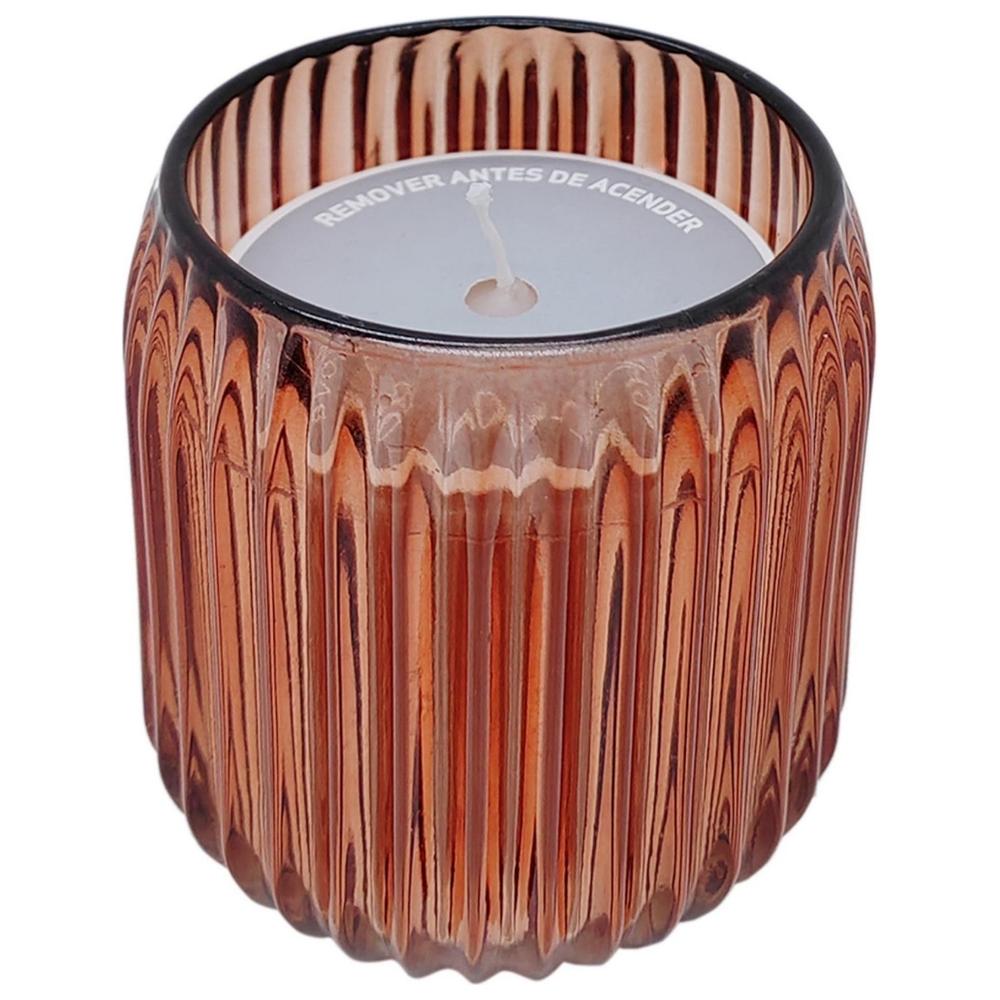 [722119] Bougie en Verre Ocre Seasalt Kasa 8 cm