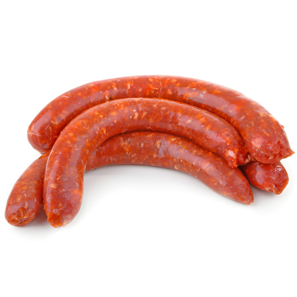 [628292] Merguez Filet et Cuisse de Poulet Épicée Barquette 1 unité