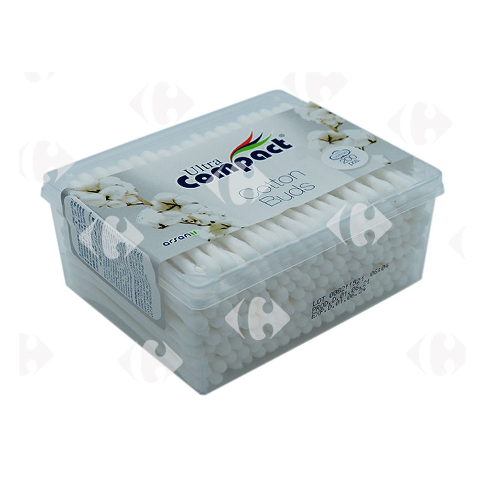 Cotons Tiges Ultra Compact 200 unités