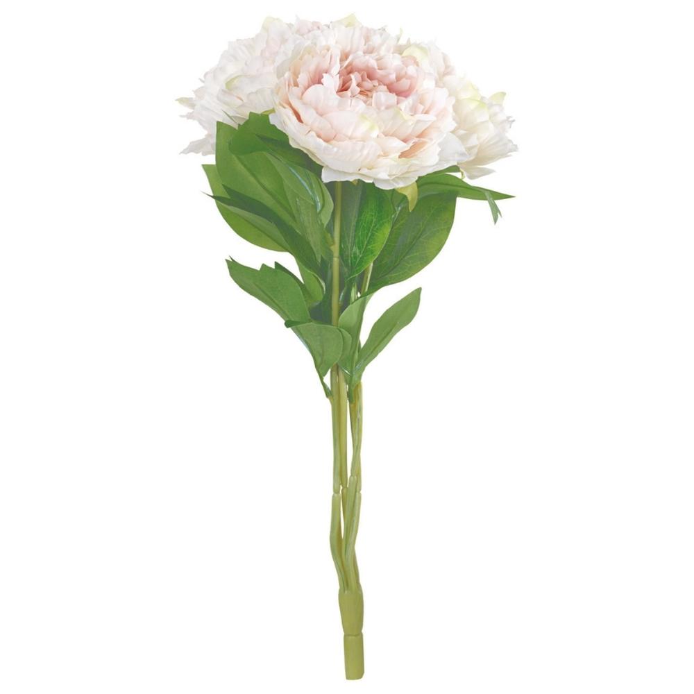 [722233] Lot de 3 Fleurs Artificielles Roses Flora 33 cm