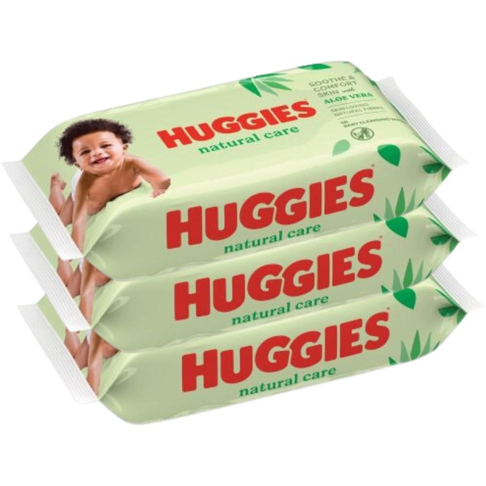 [524306] Lot de Lingettes Huggies 2 unités + 1 Gratuit.