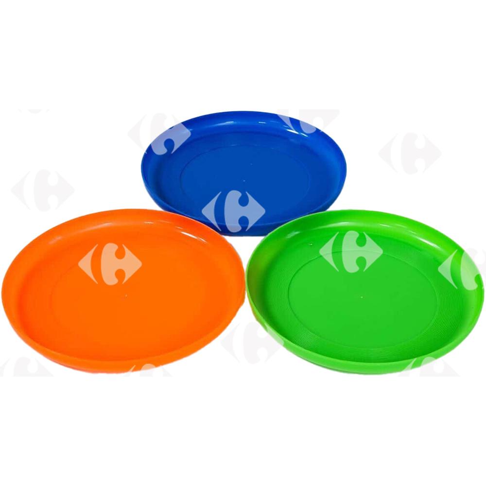 Fresbee en Plastique Couleur Aléatoire 23cm