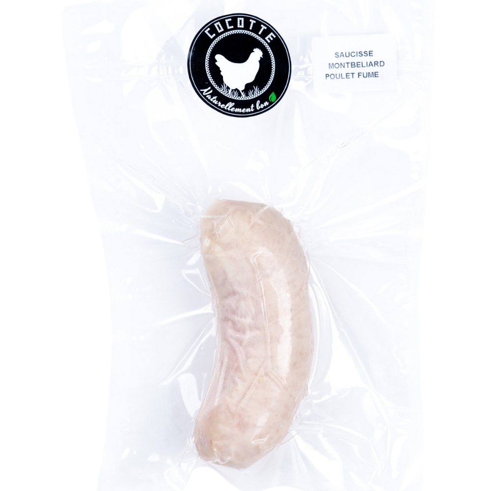 [613847] Saucisse Montbeliard de Poulet Fumé - Charcuterie - Cocotte