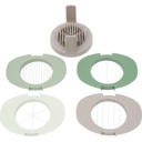 Coupe Œufs Inox 4 Formes Kasa 10cm