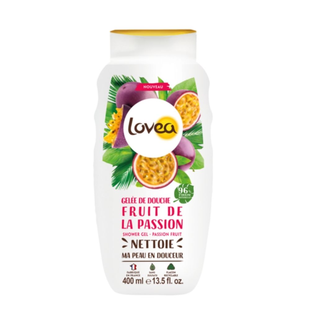 [734724] Gel de Douche Fruit de la Passion Lovea 400 ml
