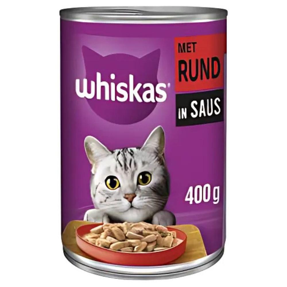 [725118] Bouchées Chat Adulte Bœuf Whiskas 400g