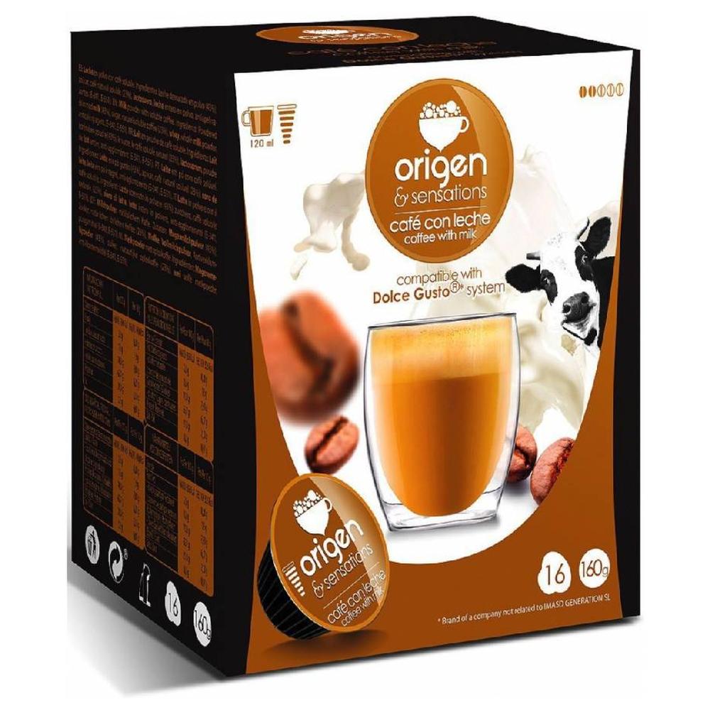 [724398] Dosettes Café au Lait Origen 16 unités