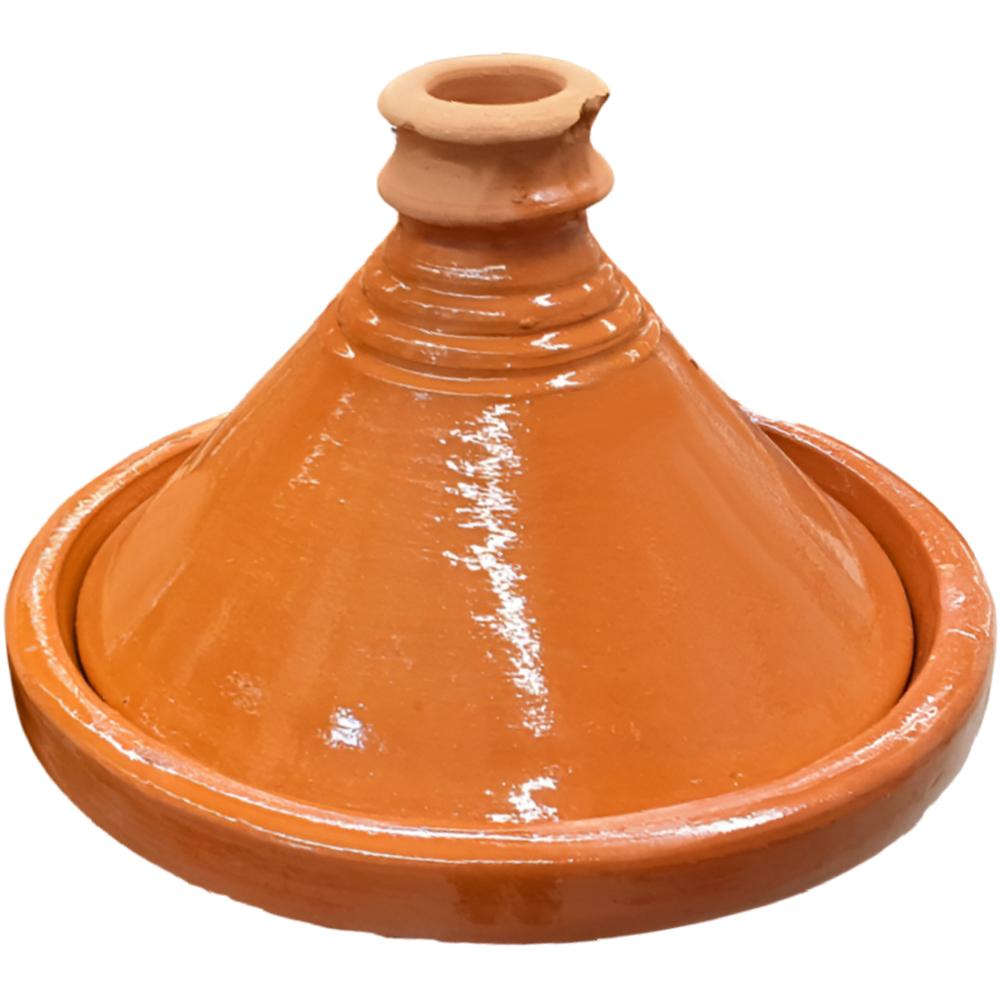 [571401] Tajine Terre Cuite Rouge Grand Modèle.